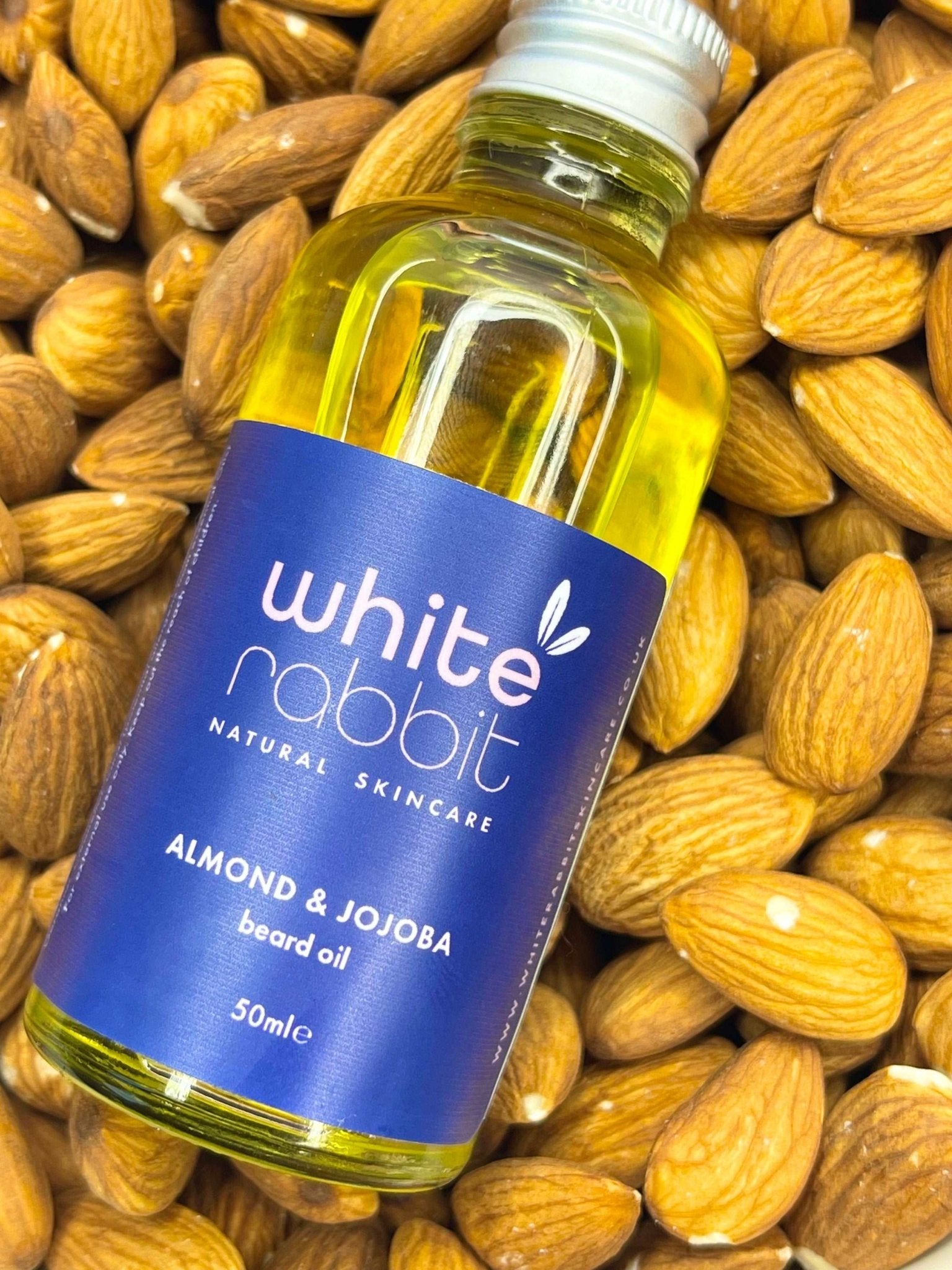Almond & Jojoba Skin and Beard Boosting Oil - 50ml - White Rabbit Skin Care