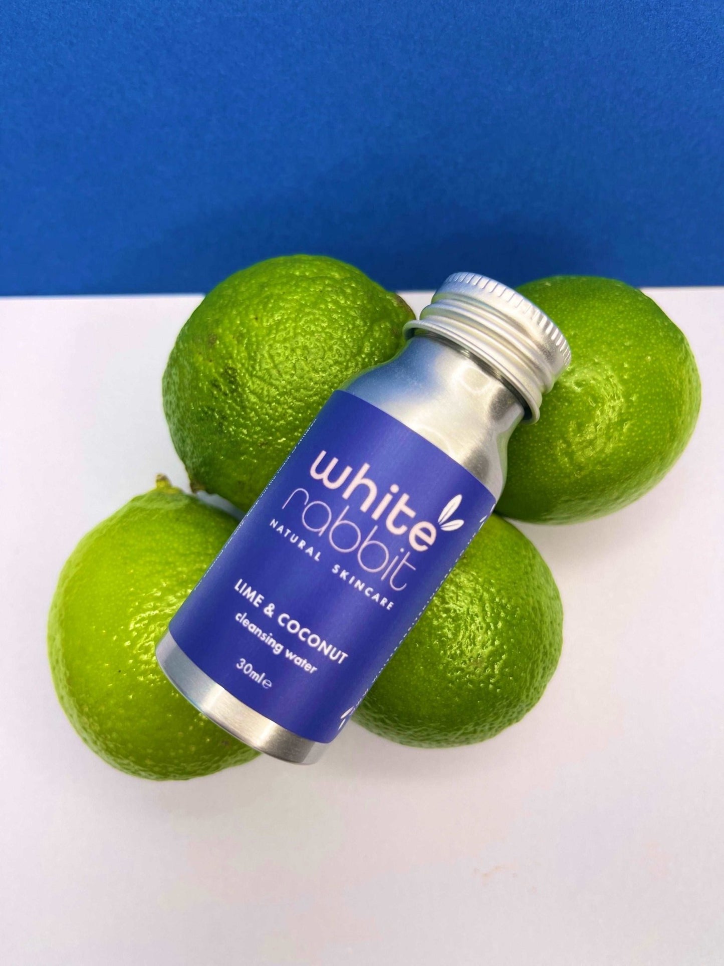 Lime & Coconut Cleansing Water - 30ml travel size - White Rabbit Skin Care