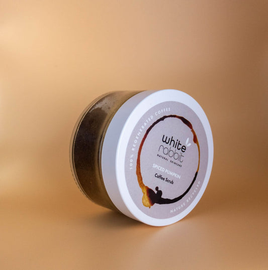 Limited Edition Spiced Pumpkin Face & Body Coffee Scrub - White Rabbit Skin Care