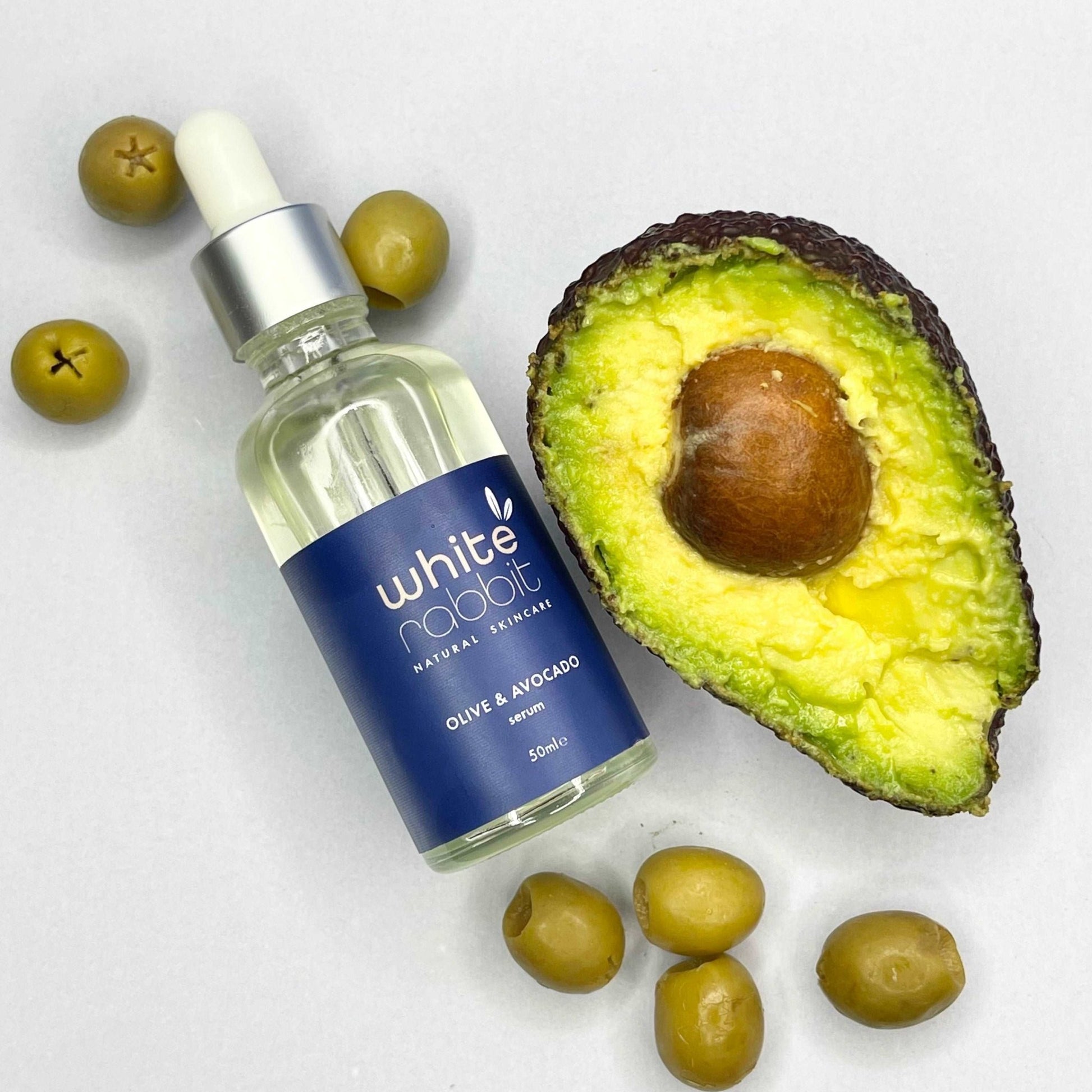 Olive & Avocado Illuminating Skincare Serum - 50ml - White Rabbit Skin Care