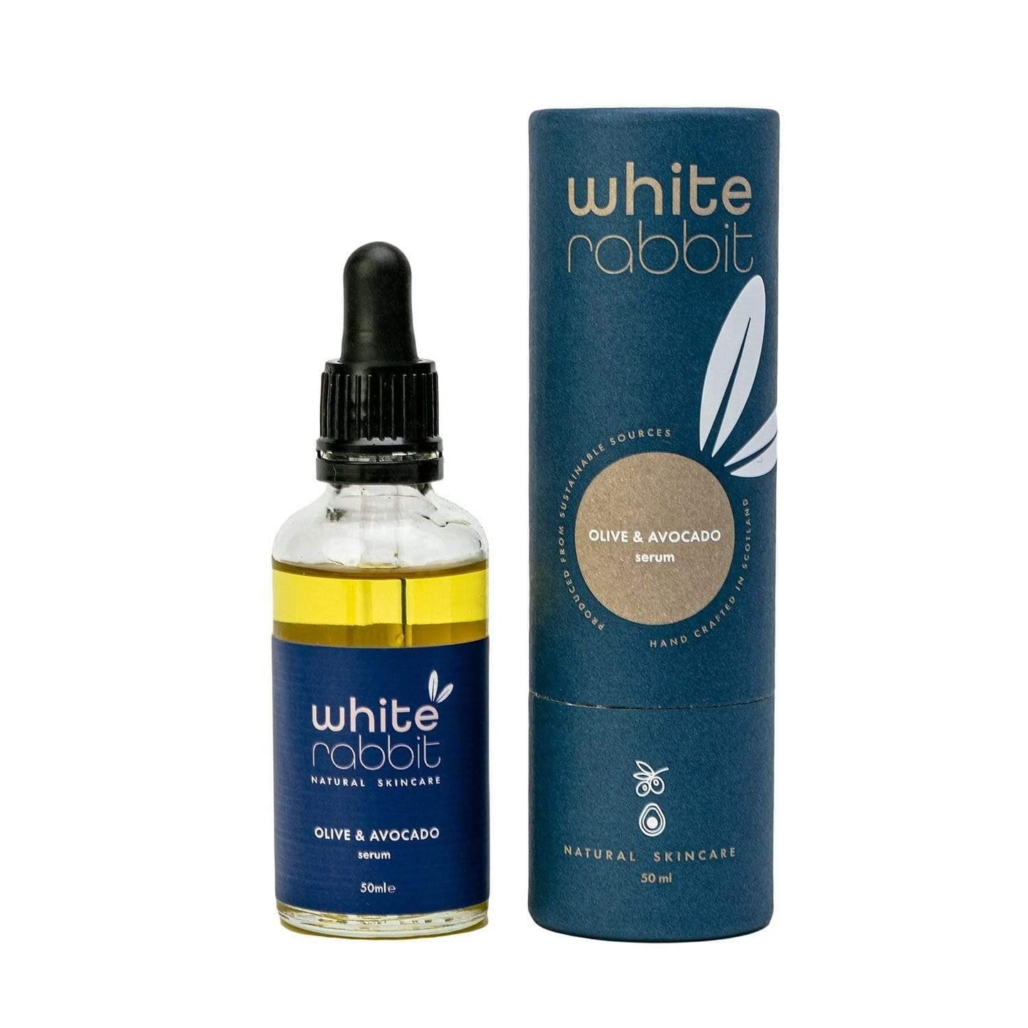 Olive & Avocado Illuminating Skincare Serum - 50ml - White Rabbit Skin Care