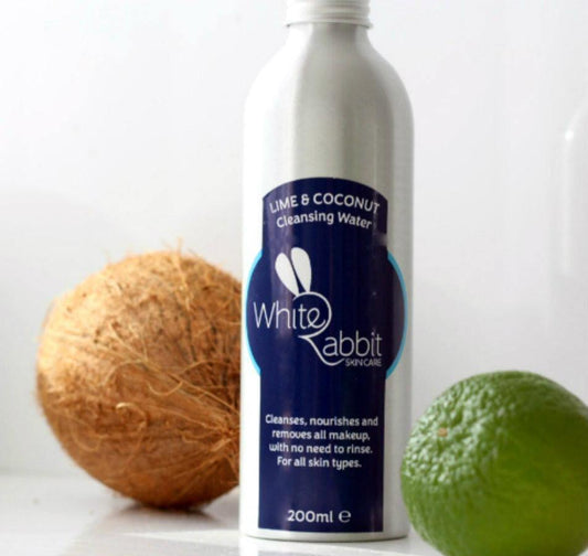 Product Focus: Lime & Coconut Cleansing Water - White Rabbit Skin Care