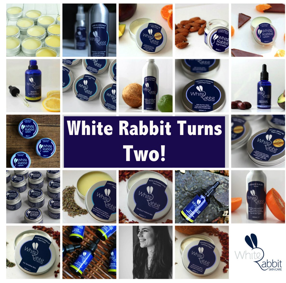 White Rabbit Rub White Rabbit Turns Two - Thanks To You! – White Rabbit Skin Care