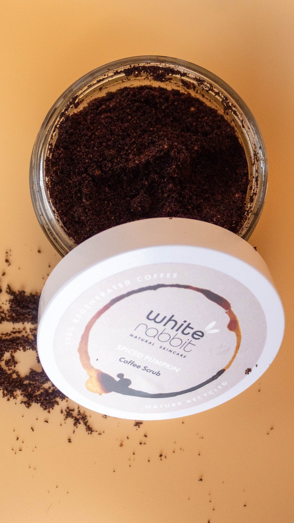 Limited Edition Spiced Pumpkin Face & Body Coffee Scrub - White Rabbit Skin Care